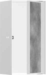 Hansgrohe XtraStoris Rock Wnęka ścienna z drzwiczkami 300/150/140 56088700