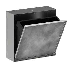 Hansgrohe XtraStoris Rock Wnęka ścienna z koszem na śmieci 300/300/100 56089800