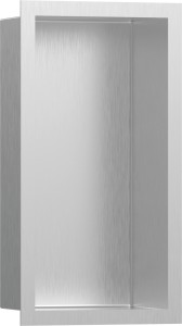 Hansgrohe XtraStoris Wnęka ścienna Stal Szlachetna Szczotkowana 300/150/100 56094800