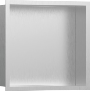 Hansgrohe XtraStoris Wnęka ścienna Stal Szlachetna Szczotkowana 300/300/100 56097800