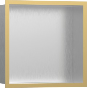 Hansgrohe XtraStoris Wnęka ścienna Stal Szlachetna Szczotkowana 300/300/100 56097990
