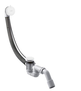 AXOR Kompletny syfon wannowy z przelewem 58316700