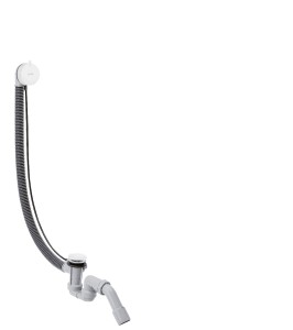 AXOR Kompletny syfon wannowy z przelewem 58318700