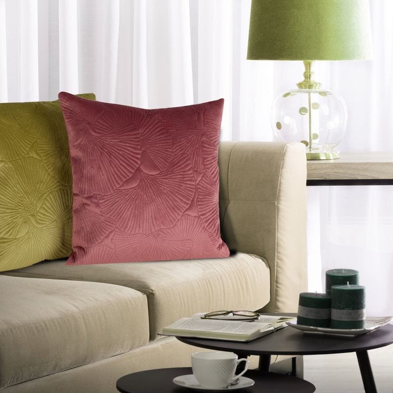 POSZEWKA WYTŁACZANA VELVET WELUR 45X45 CEGLANA