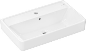 Hansgrohe Umywalka wisząca Compact 650/390 z otworem na baterię, Biały