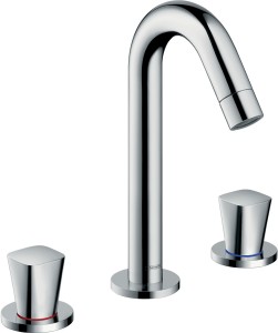 Hansgrohe Logis 3-otworowa bateria umywalkowa z odpływem cięgnowym 71133000