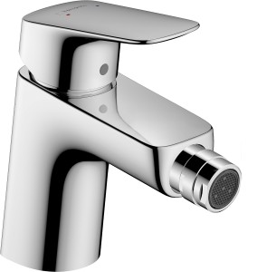 Hansgrohe Logis Jednouchwytowa bateria bidetowa 70 z odpływem cięgnowym 71203000