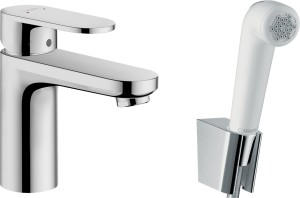 Hansgrohe Vernis Blend Jednouchwytowa bateria umywalkowa 100 z Bidette 71215000