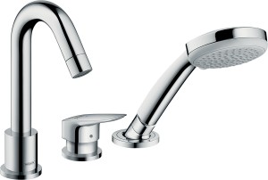 Hansgrohe Logis 3-otworowa jednouchwytowa bateria na brzeg wanny 71310000