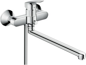 Hansgrohe Logis Jednouchwytowa bateria wannowa z długą wylewką 71402000