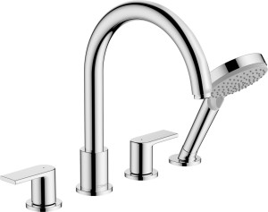 Hansgrohe Vernis Shape 4-otworowa bateria na brzeg wanny 71459000