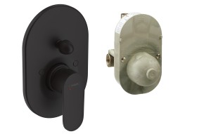 Hansgrohe Vernis Blend Podtynkowa bateria wannowa z element podstawowym 71473670