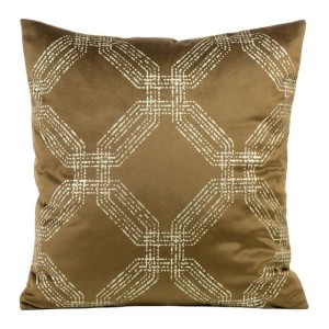 POSZEWKA WELUR VELVET SYMETRYCZNA 45X45 CM ZŁOTA