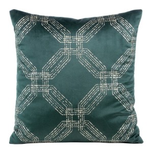 POSZEWKA WELUR VELVET SYMETRYCZNA 45X45 MIĘTOWA