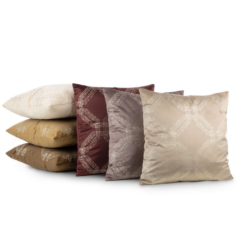 POSZEWKA WELUR VELVET SYMETRYCZNA 45X45 NIEBIESKA