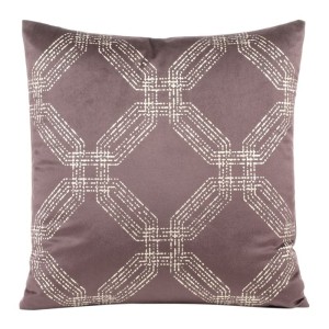 POSZEWKA WELUR VELVET SYMETRYCZNA 45X45 PUDROWA