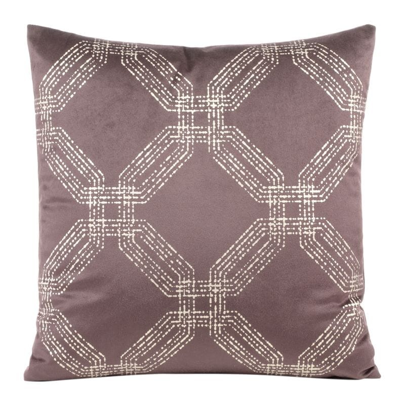 POSZEWKA WELUR VELVET SYMETRYCZNA 45X45 PUDROWA