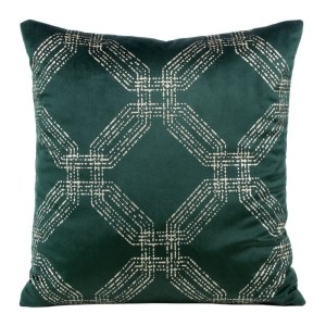 POSZEWKA WELUR VELVET SYMETRYCZNA 45X45 ZIELONA