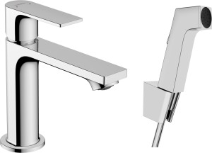 Hansgrohe Rebris E Jednouchwytowa bateria umywalkowa 110 z Bidette 72216000