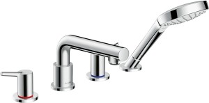 Hansgrohe Talis S 4-otworowa bateria na brzeg wanny 72419000