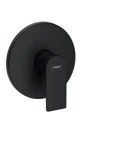 Hansgrohe Rebris Jednouchwytowa bateria prysznicowa, podtynkowa, Czarny Matowy