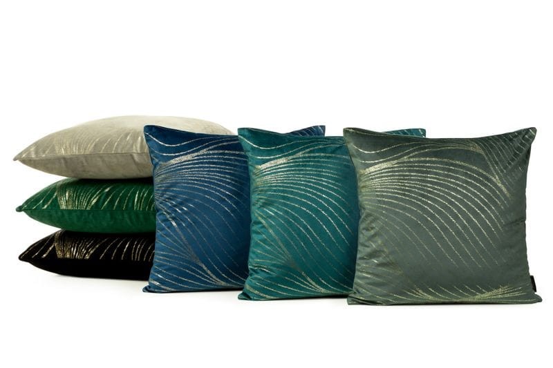 POSZEWKA WELUR VELVET WZÓR 45X45 CM CEGLANA