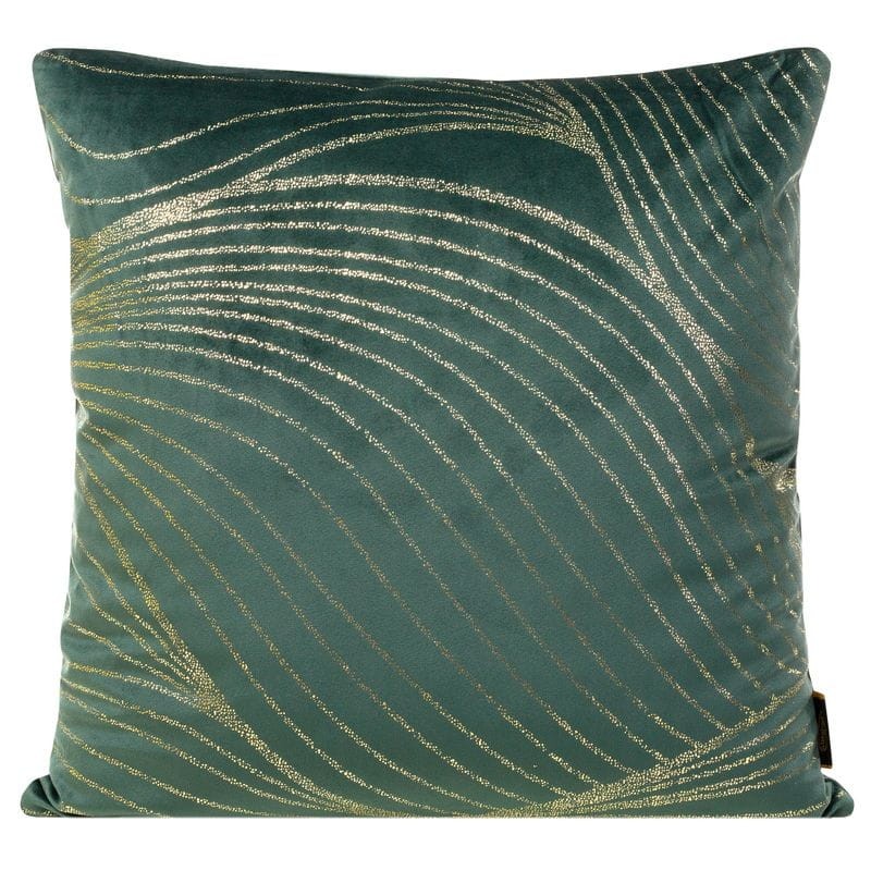 POSZEWKA WELUR VELVET WZÓR 45X45 CM MIĘTOWA