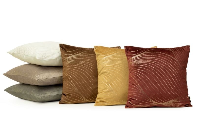 POSZEWKA WELUR VELVET WZÓR 45X45 CM MIĘTOWA