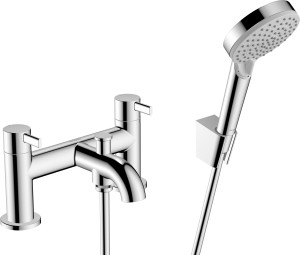 Hansgrohe Zesis S bateria na brzeg wanny z zaworem i główką prysznicową 74424000
