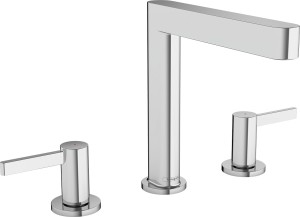 Hansgrohe Finoris 3-otworowa bateria umywalkowa z odpływem Push-Open 76034340