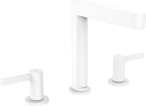 Hansgrohe Finoris 3-otworowa bateria umywalkowa 160, Biały Matowy