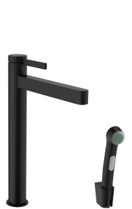 Hansgrohe Finoris bateria umywalkowa 260 z główką Bidette i wężem 160 cm 76220670