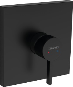 Hansgrohe Finoris Jednouchwytowa bateria prysznicowa, podtynkowa, Czarny Matowy