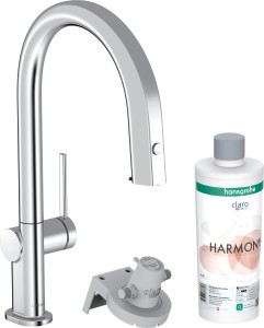 Hansgrohe Aqittura M91 FilterSystem 210 1jet z wyciąganą wylewką 76800000