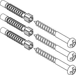 Hansgrohe Zestaw montażowy (3 śruby 94268000