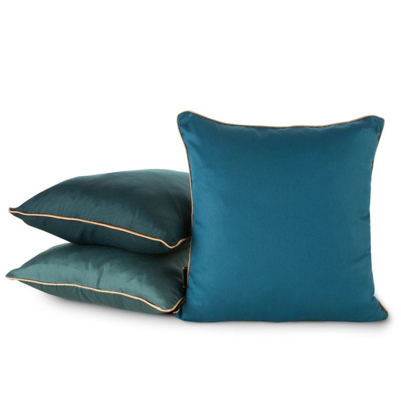 POSZEWKA WELUR VELVET LAMÓWKA 45X45 CM GRANATOWA