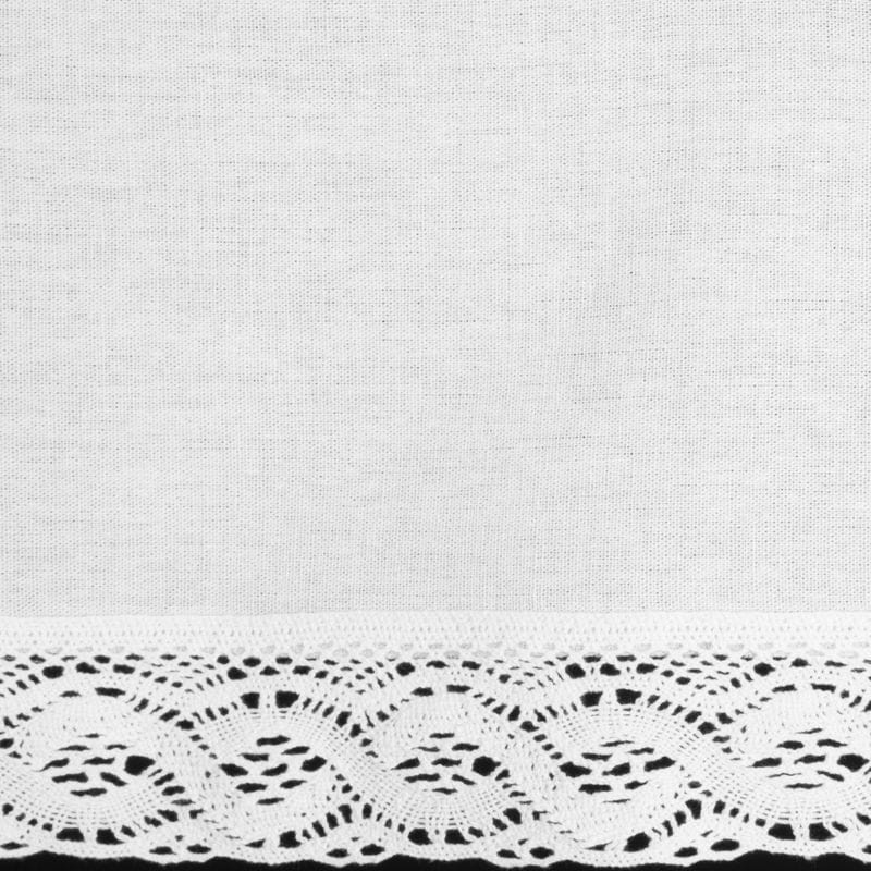 firana do kuchni zazdroska zazdrostka 150X30 CM Biała