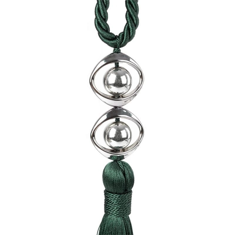 SZNUR UPINACZ DO ZASŁON CHWOST 72X32 CM TURKUSOWY