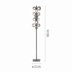 Paul Neuhaus 557-15 - Lampa podłogowa LED 230V 2700K