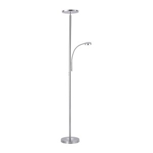 LAMPA PODŁOGOWA HANS 2 SREBRNY LEUCHTENDIREKT 11709-55