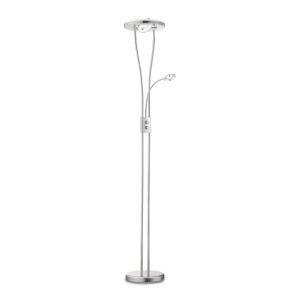 LAMPA PODŁOGOWA HELIA 3 PUNKTOWA SREBRNY LEUCHTENDIREKT 11778-55