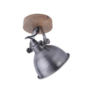 LAMPA SUFITOWA SAMIA 1 PUNKTOWA STALOWY LEUCHTENDIREKT 11981-77