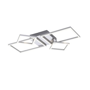 LAMPA SUFITOWA IVEN 4 PUNKTOWA SREBRNY LEUCHTENDIREKT 14030-55