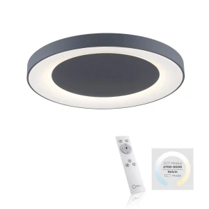 LAMPA SUFITOWA ANIKA 1 PUNKTOWA SZARY LEUCHTENDIREKT 14327-18