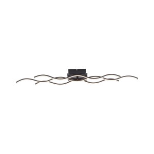 LAMPA SUFITOWA WAVE 1 CZARNY LEUCHTENDIREKT - 15166-18