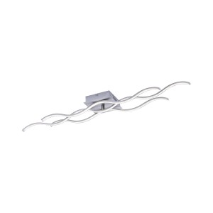 LAMPA SUFITOWA WAVE 1 SREBRNY LEUCHTENDIREKT - 15166-55