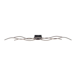 LAMPA SUFITOWA WAVE 3 CZARNY LEUCHTENDIREKT - 15167-18