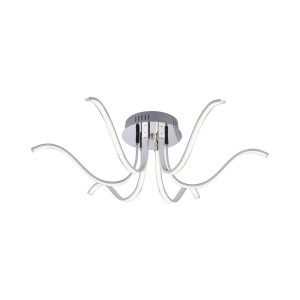 LAMPA SUFITOWA VALERIE 6 PUNKTOWA CHROM LEUCHTENDIREKT 15342-17