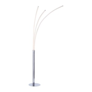 LAMPA PODŁOGOWA MAJA 3 - PUNKTOWA CHROM LEUCHTENDIREKT 15383-55