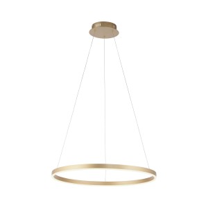LAMPA WISZĄCA RITUS 1 MOSIĄDZ MATOWY LEUCHTENDIREKT 15394-60